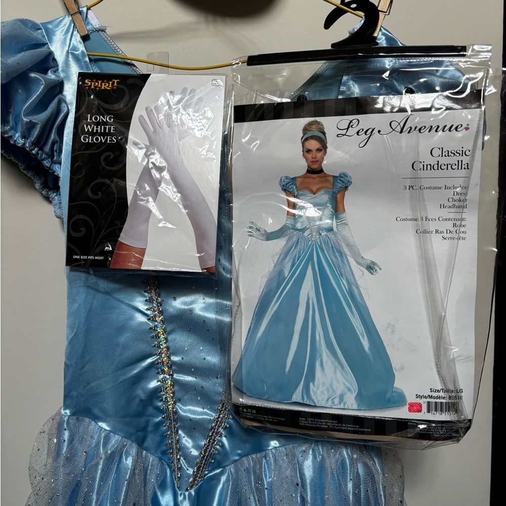 Leg Avenue Sparkling Blue Cinderella Costume for Kids